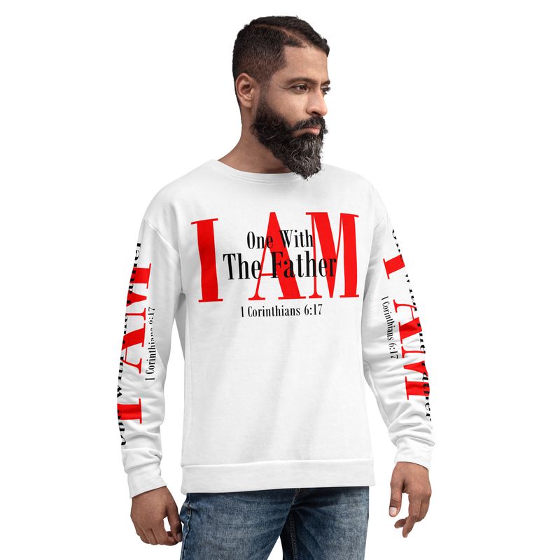 I AM ONE WITH THE FATHER Genderless Sweatshirt