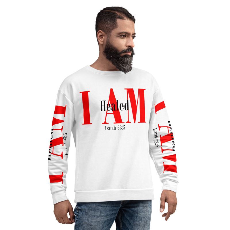 I AM HEALED Genderless Sweatshirt