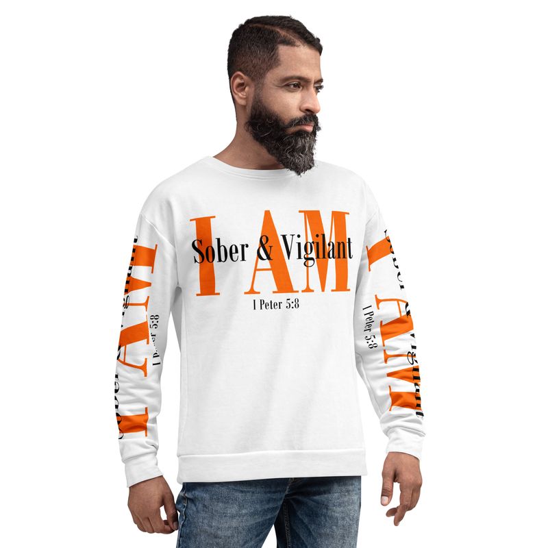 I AM SOBER &amp; VIGLILANT Genderless Sweatshirt