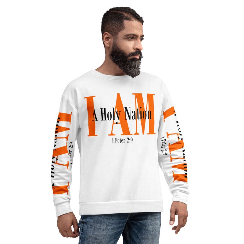 I AM A HOLY NATION Genderless Sweatshirt