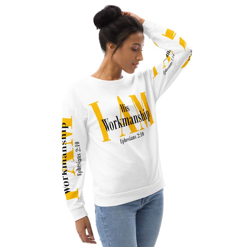 I AM HIS WORKMANSHIP Genderless Sweatshirt