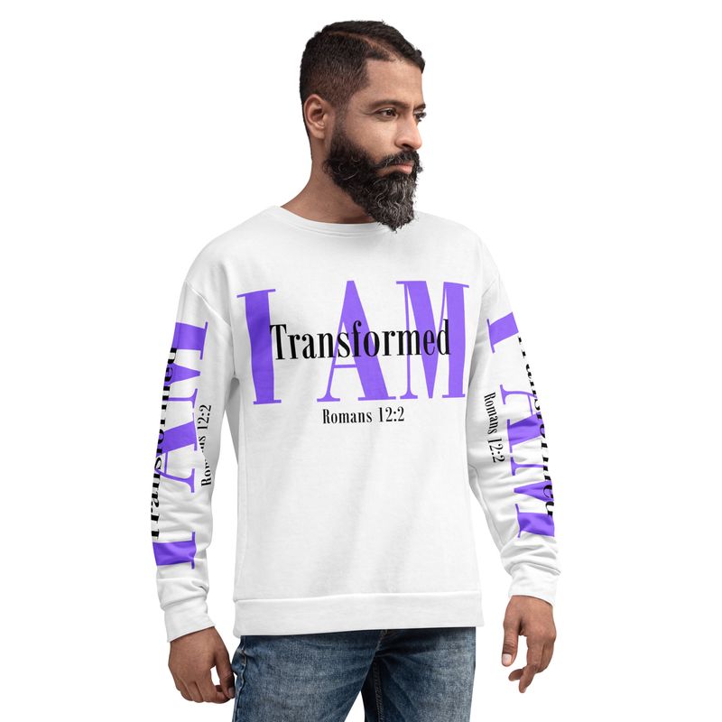 I AM TRANSFORMED Genderless Sweatshirt