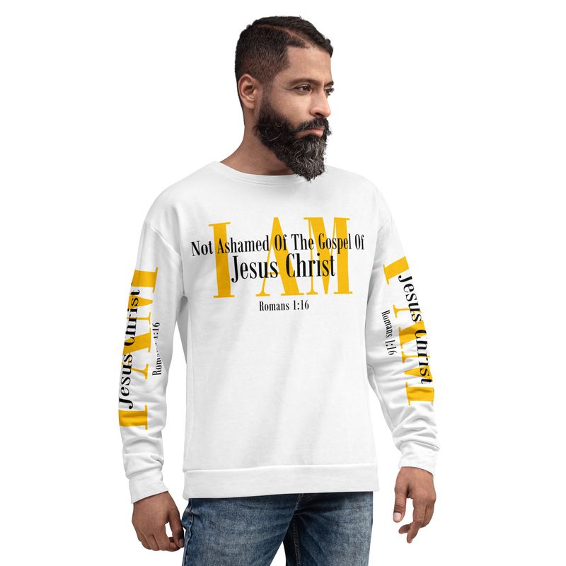 I AM NOT ASHAMED OF THE GOSPEL Genderless Sweatshirt