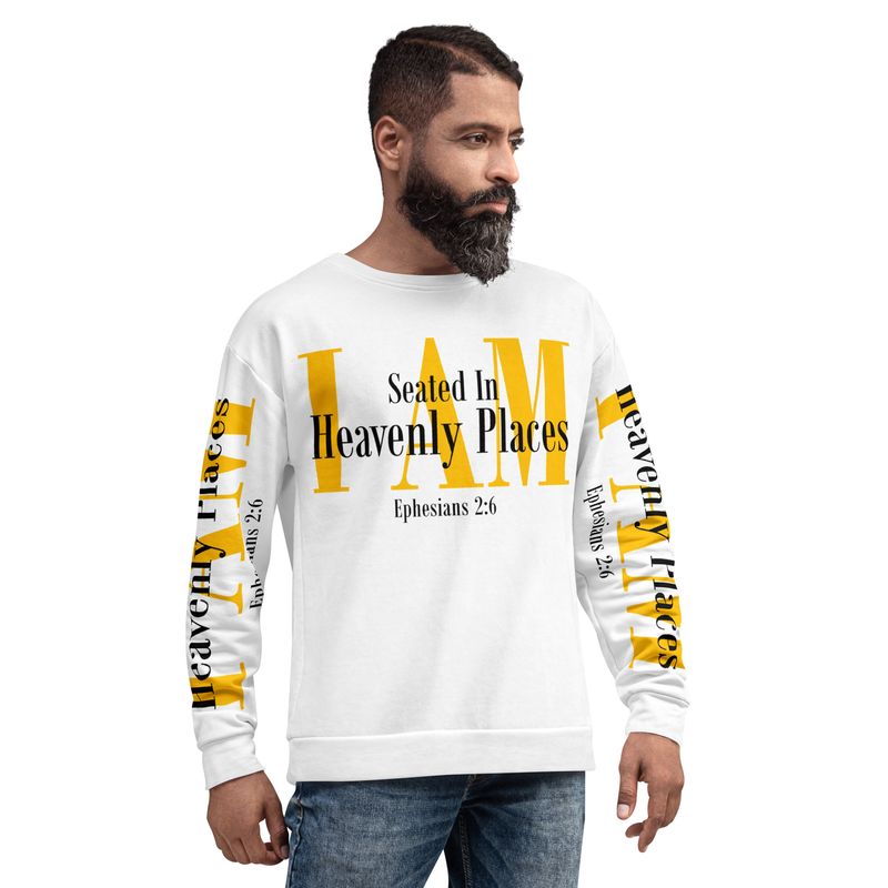 I AM SEATED IN HEAVENLY PLACES Genderless Sweatshirt