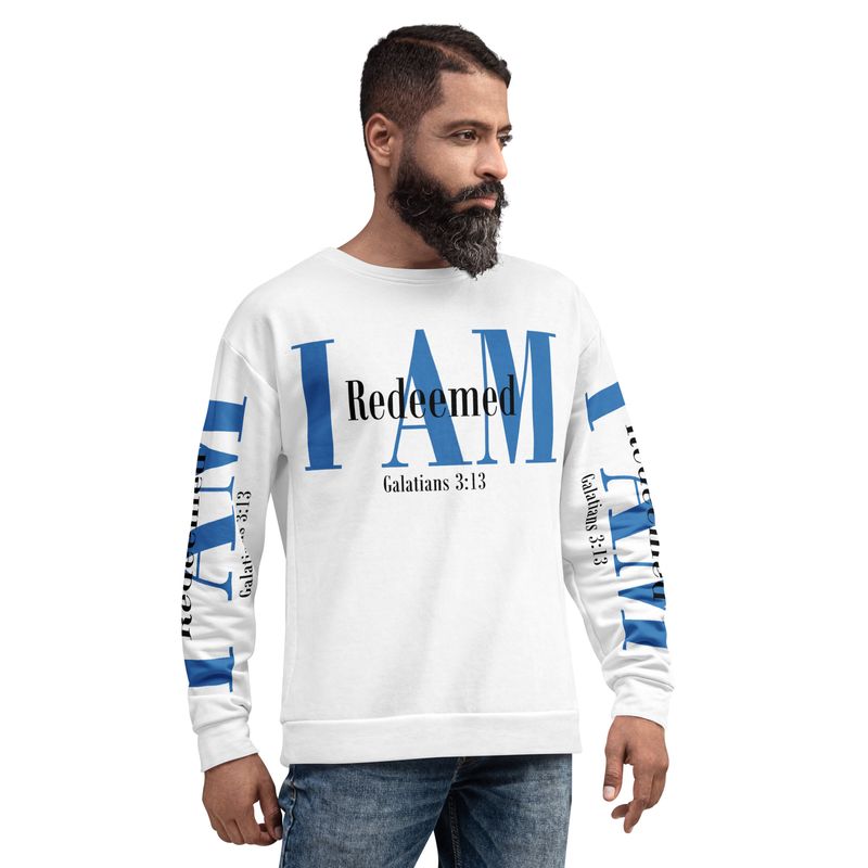 I AM REDEEMED Genderless Sweatshirt