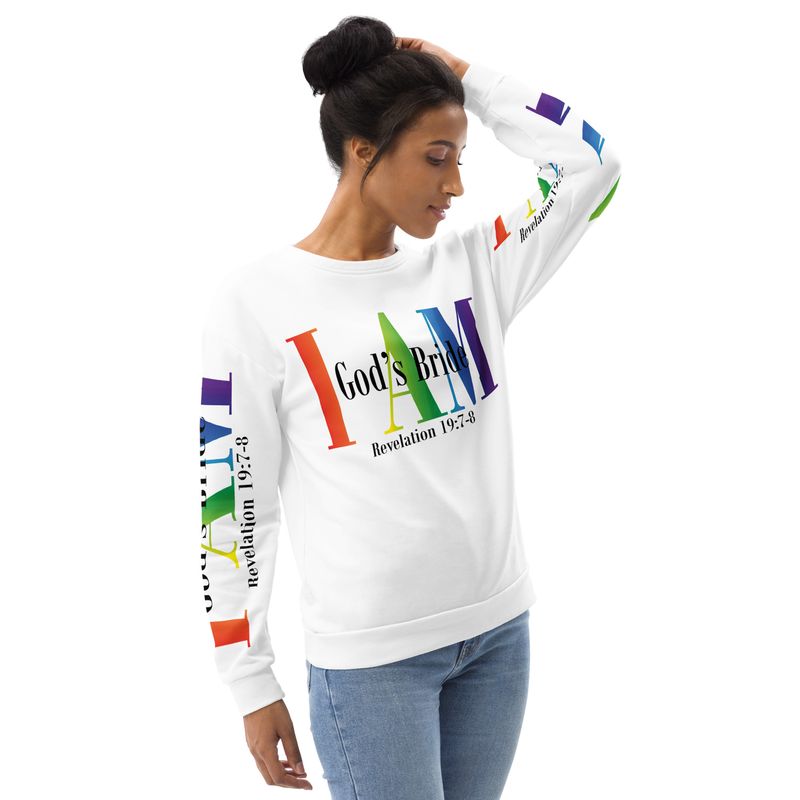 I AM GOD'S BRIDE Genderless Sweatshirt