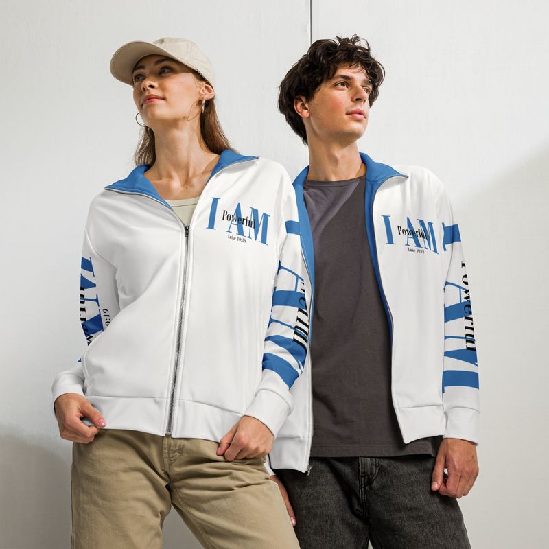 I AM POWERFUL Genderless track jacket