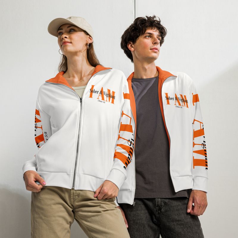 I AM SOBER &amp; VIGIILANT Genderless track jacket
