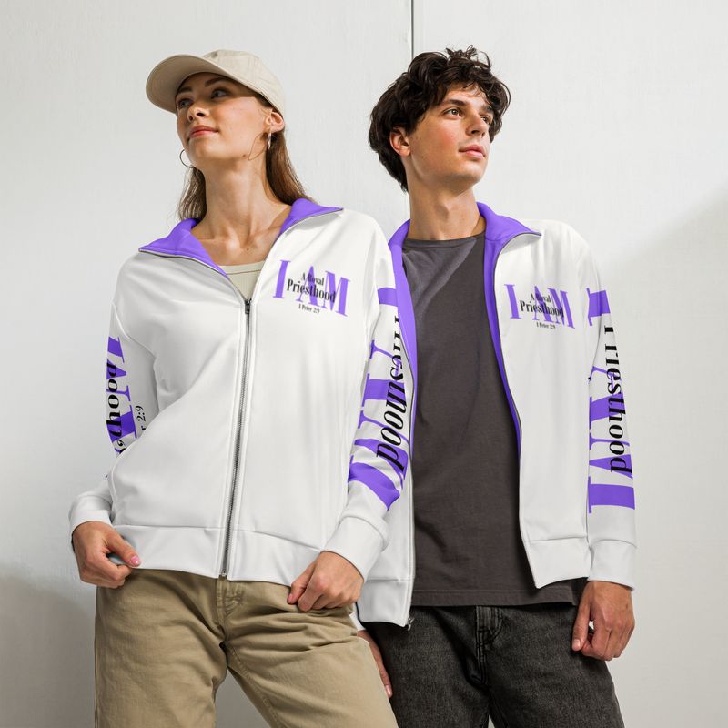 I AM A ROYAL PRIESTHOOD Genderless track jacket
