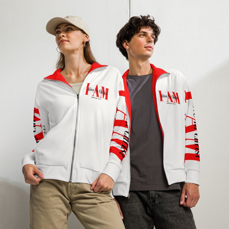 II AM ALIVE IN CHRIST Genderless track jacket