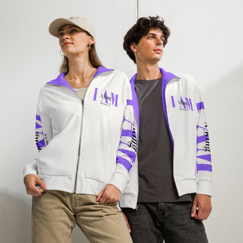 I AM A KING Genderless track jacket