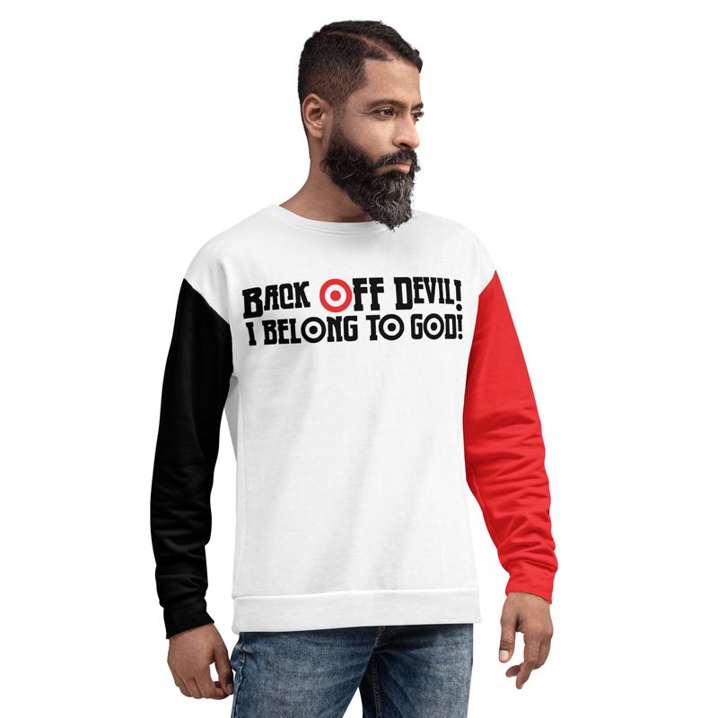BACK OFF DEVIL Genderless Sweatshirt