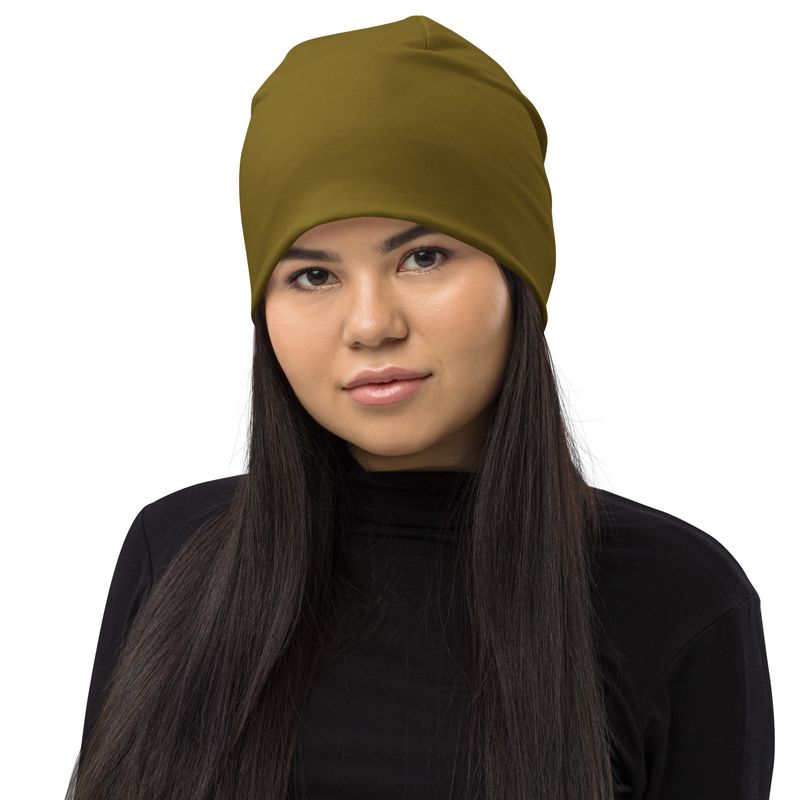 DEEP GOLD Genderless Beanie