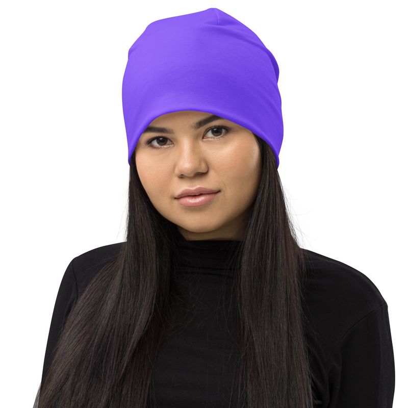 I AM PURPLE Genderless Beanie
