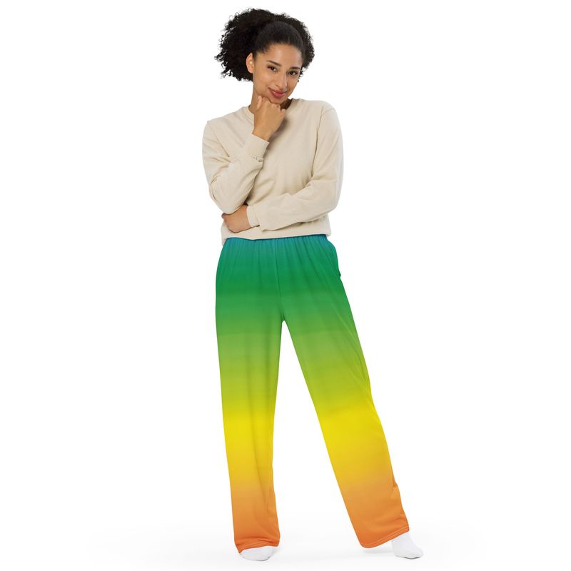 RAINBOW Genderless wide-leg pants