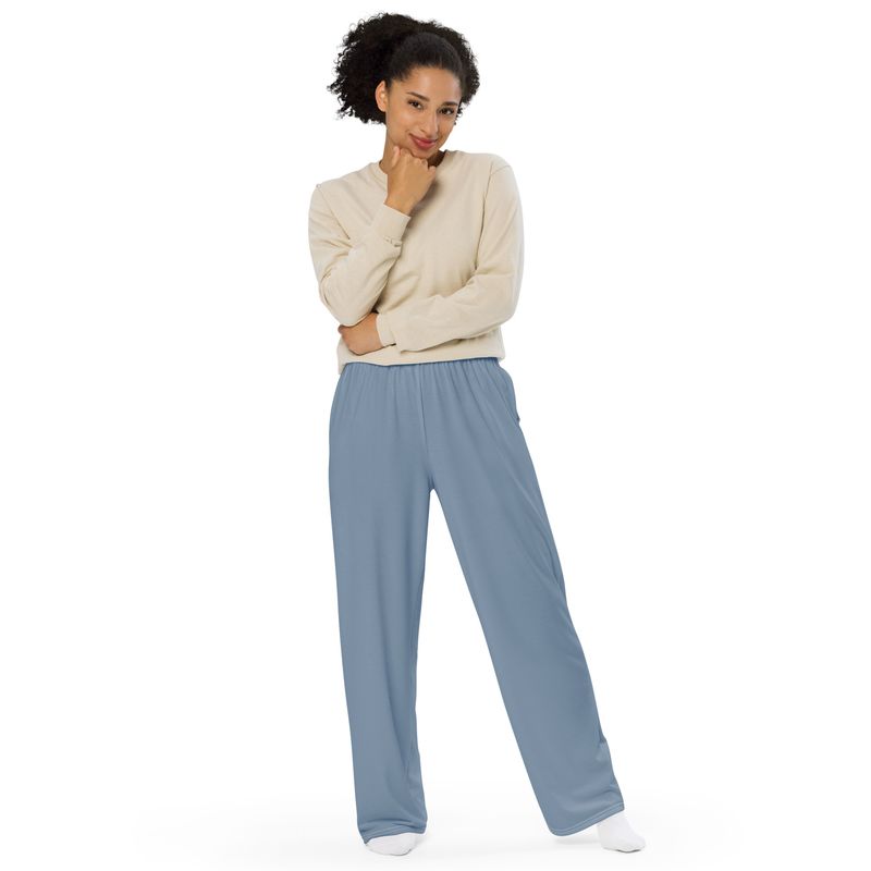 I AM INDIGO Genderless wide-leg pants