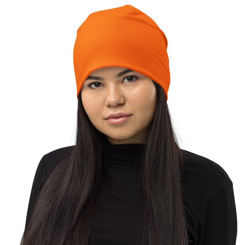 I AM DARK ORANGE Beanie