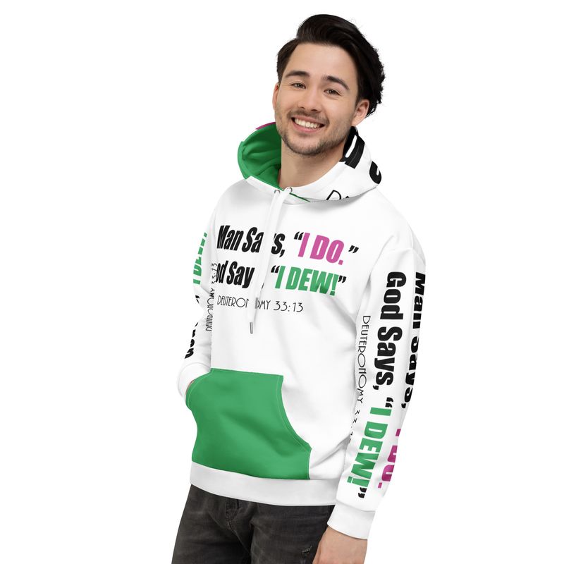 MAN SAYS I DO Genderless Hoodie