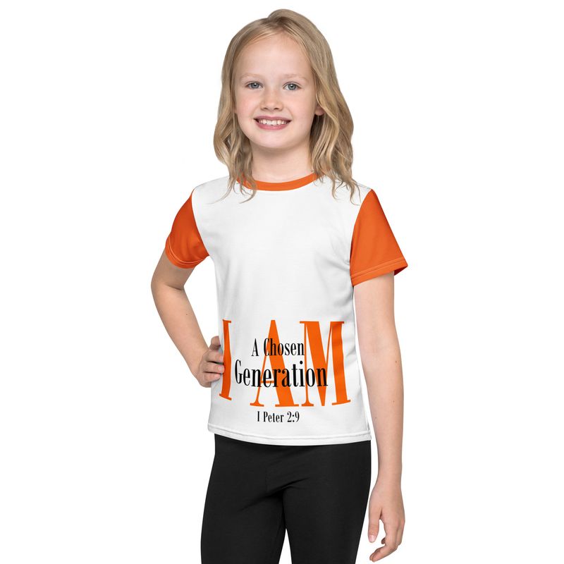 I AM A NEW GENERATION Genderless Kids crew neck t-shirt