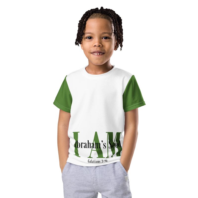 I AM ABRAHAM'S SEED Genderless Kids crew neck t-shirt