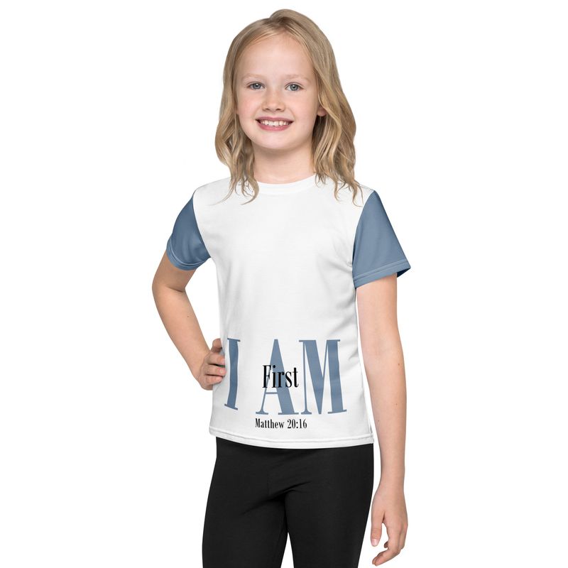 I AM FIRST Genderless Kids crew neck t-shirt