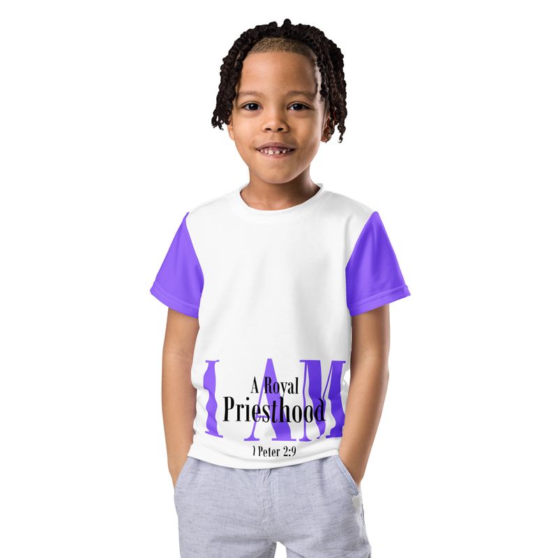 I AM A ROYAL PRIESHOOD Genderless Kids crew neck t-shirt