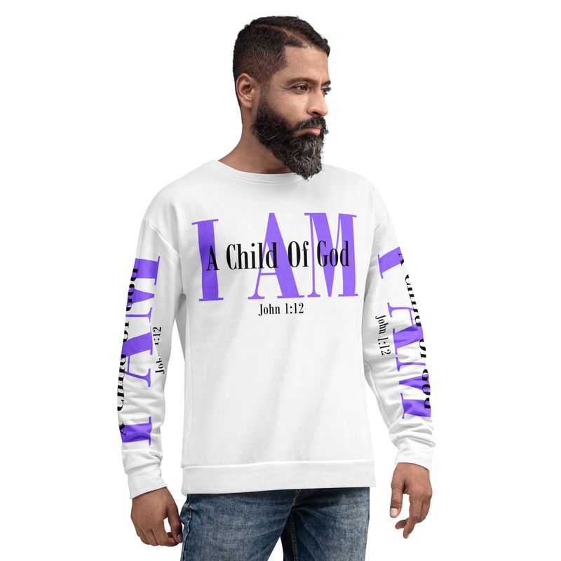 I AM A CHILD OF GOD Genderless Sweatshirt
