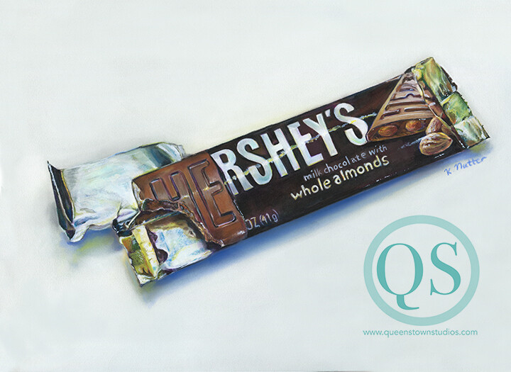 &quot;Unwrapped&quot; Candy Bar Chocolate Art