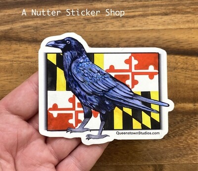 Baltimore, Maryland Raven Pride Vinyl Sticker