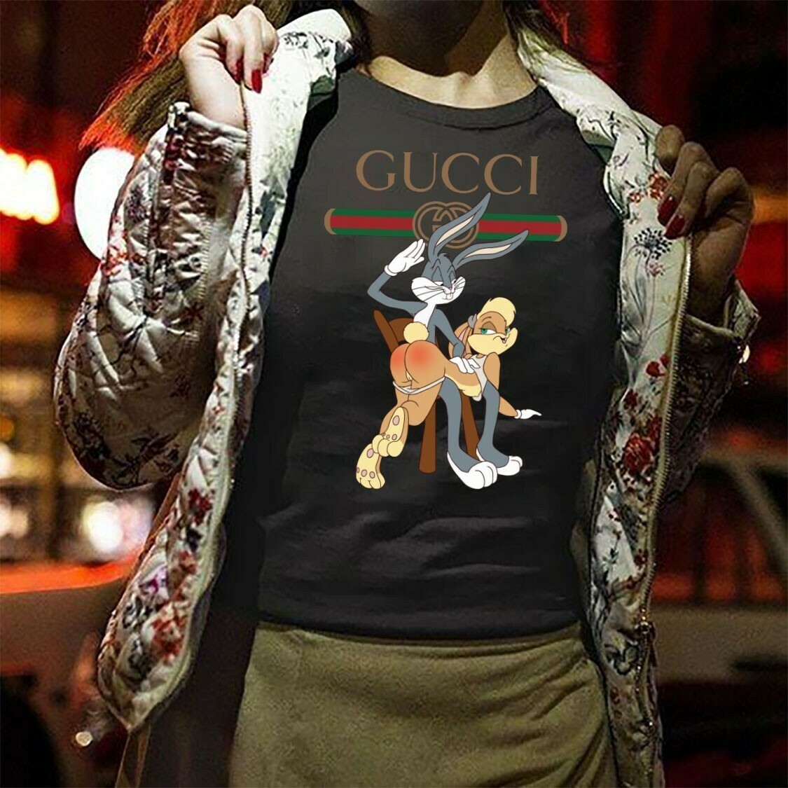 gucci t shirt rabbit