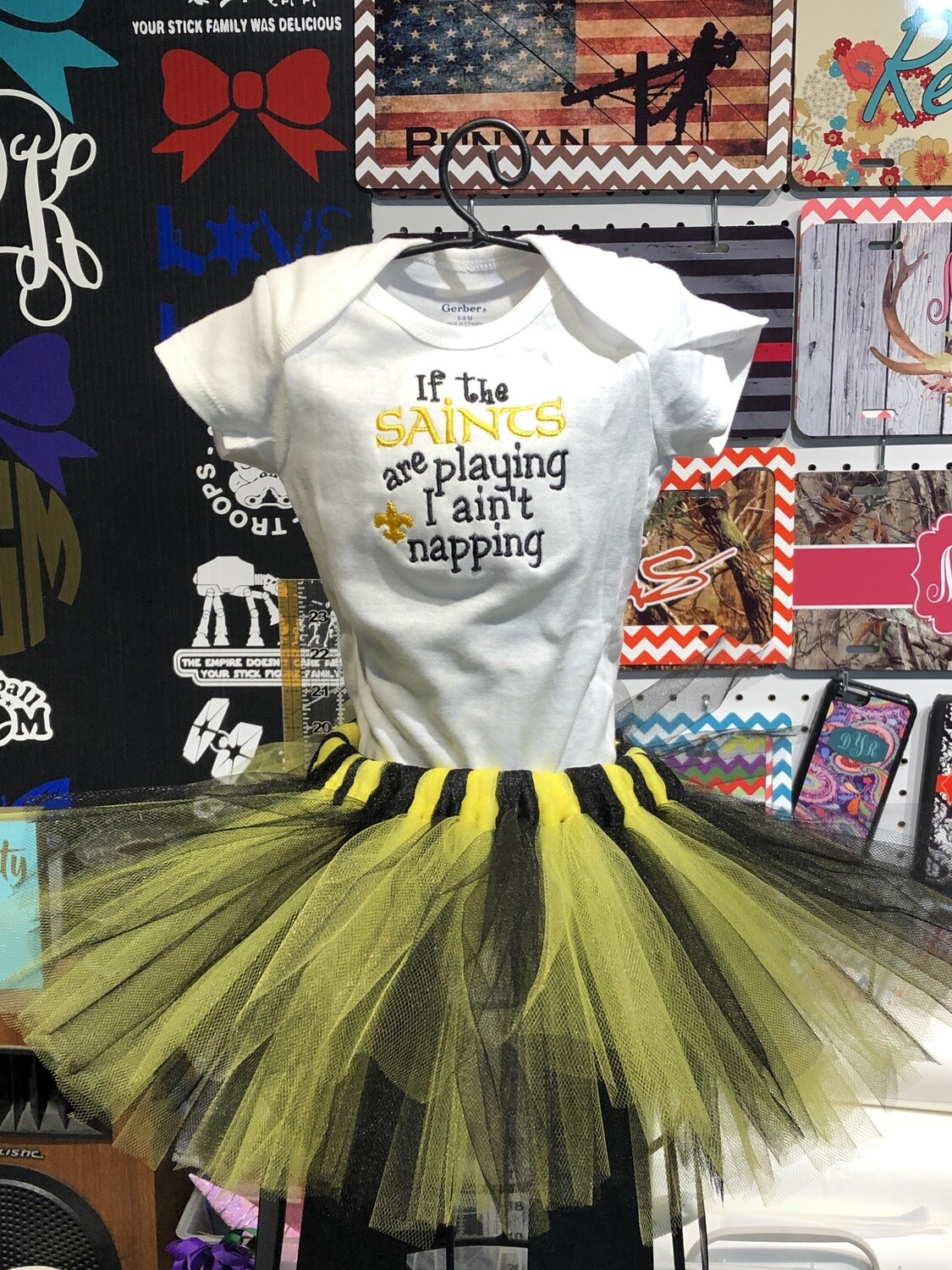 saints baby outfit