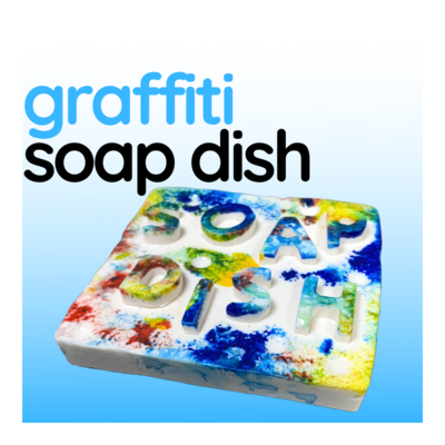 Graffiti Soap Dish
