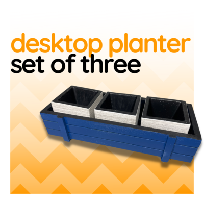 Desktop Planter - Set of 3