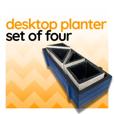 Desktop Planter - Set of 4