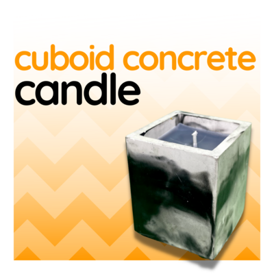 Cuboid Concrete Jar Scented Candle