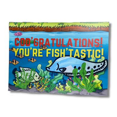 Greeting Card - Cod'gratulations! You're Fish'tastic!