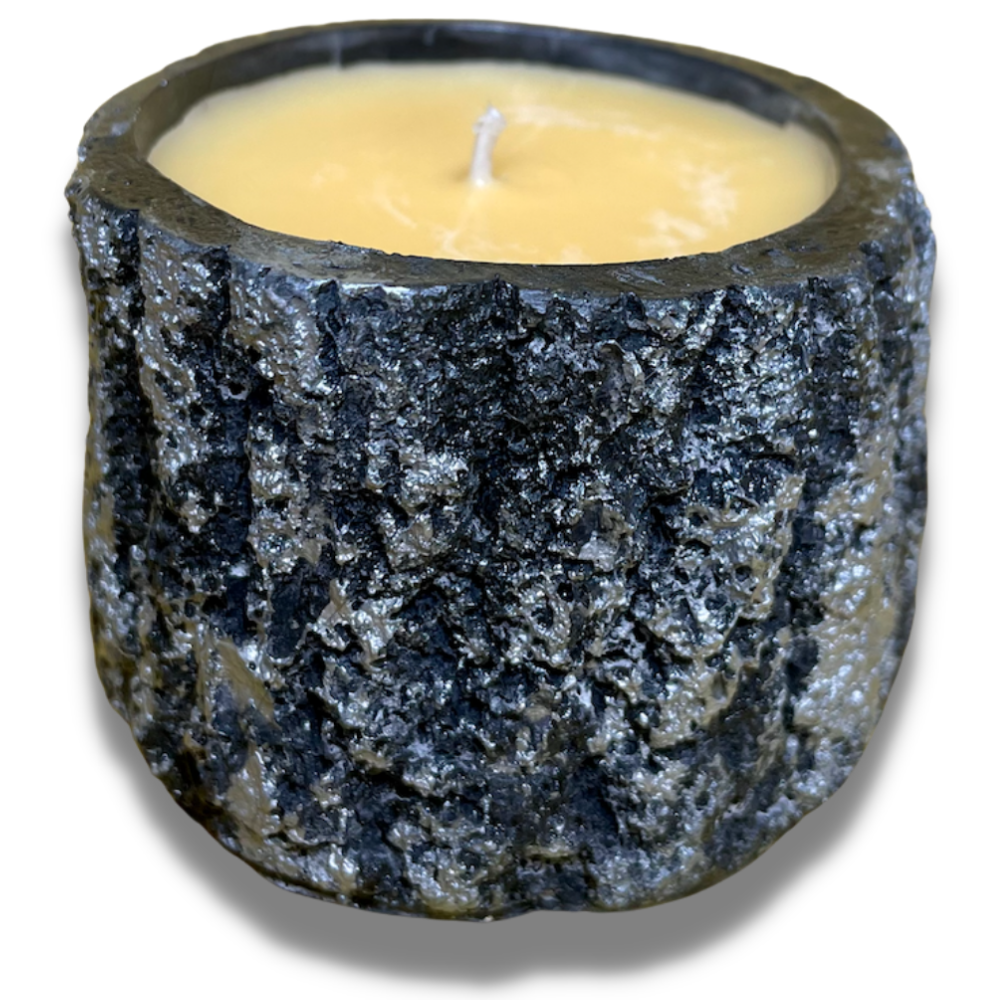 Tree Trunk Scented Candle (Black)