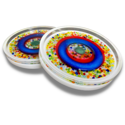 Petri Dish, Set of 2 Coasters