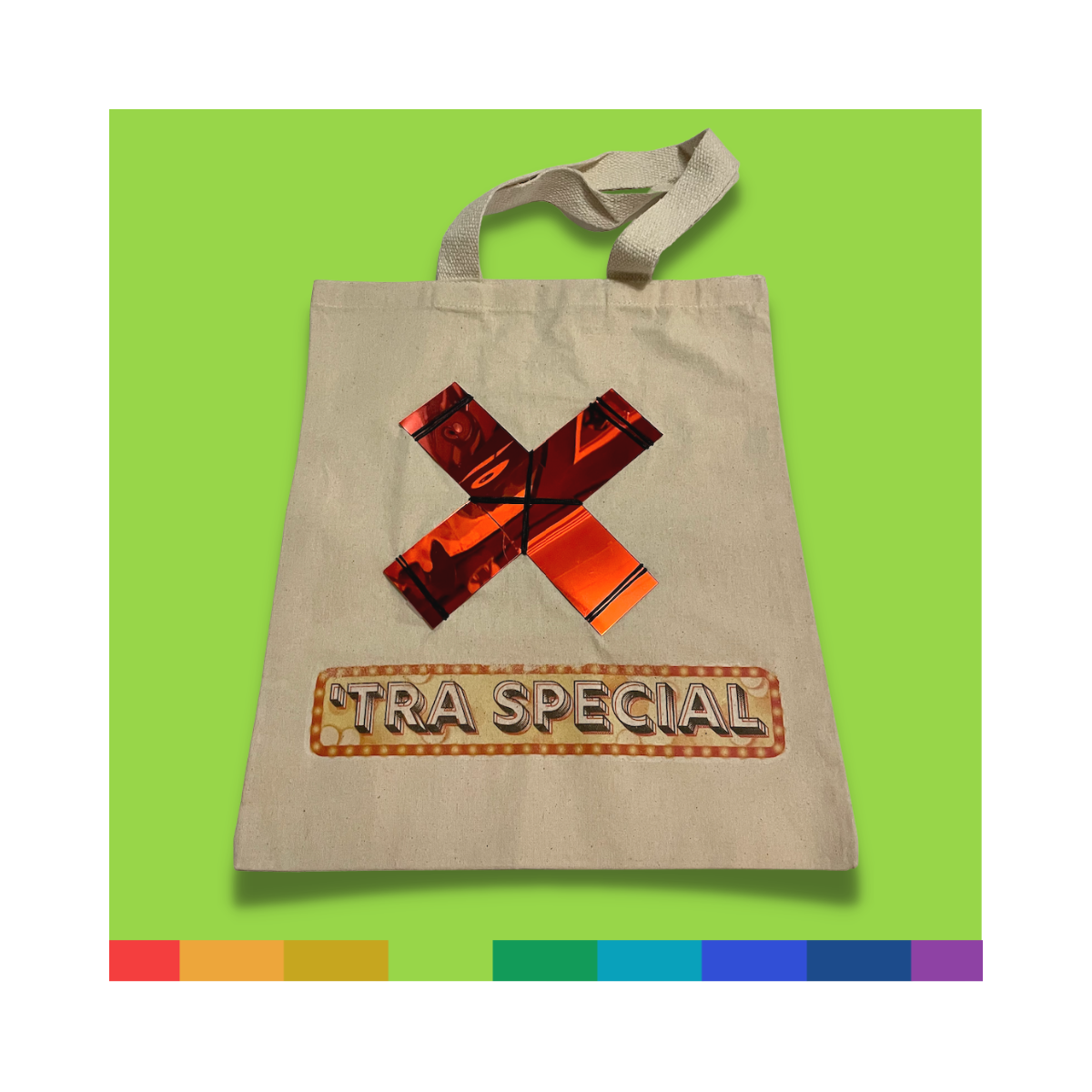 X'tra Special - Light-up Beige Canvas Tote Bag