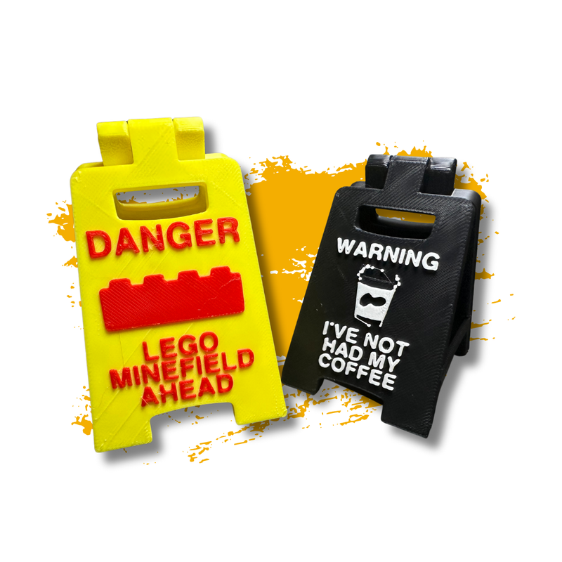 Desktop Series - Floor Safety Sign (Customizable)