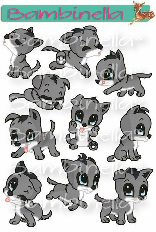Stickerparade – Wolf - 10 Sticker Stickerparade – Wolf - 10 Sticker