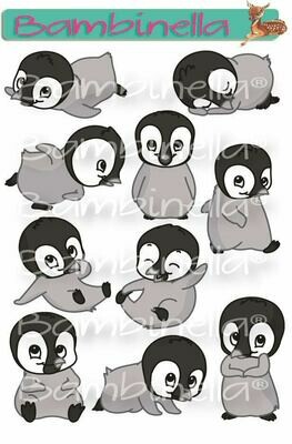 Stickerparade – Pinguin - 10 Sticker