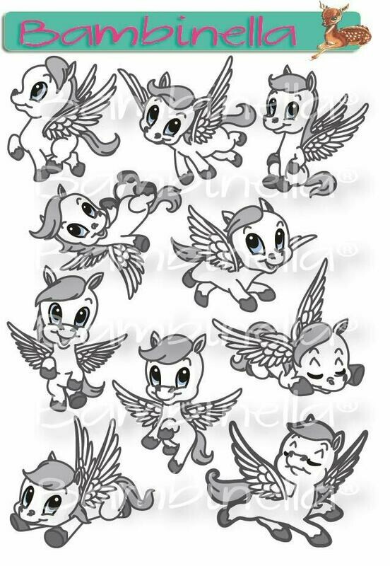 Stickerparade – Pegasus - 10 Sticker Stickerparade – Pegasus - 10 Sticker