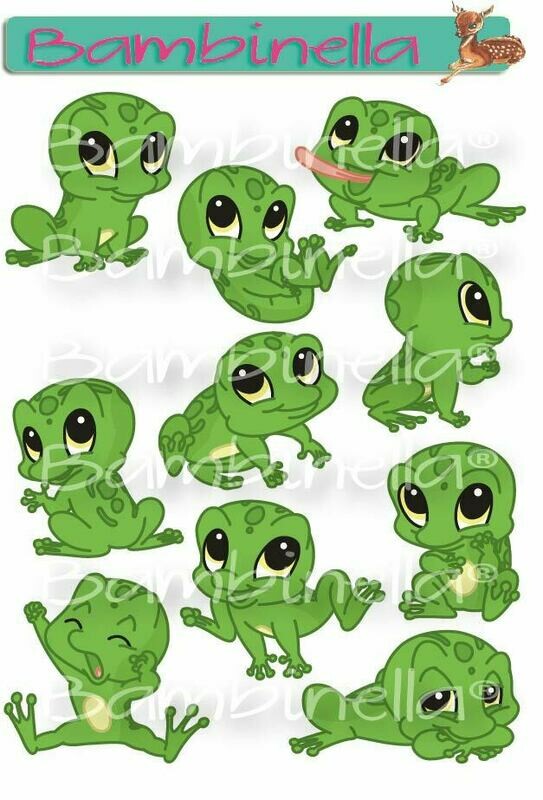 Stickerparade – Frosch- 10 Sticker Stickerparade – Frosch- 10 Sticker