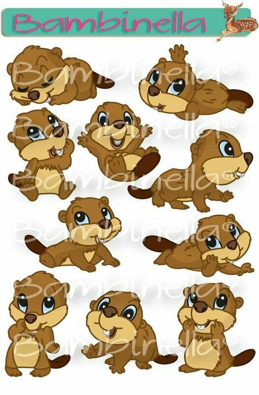 Stickerparade – Biber - 10 Sticker Stickerparade – Biber - 10 Sticker