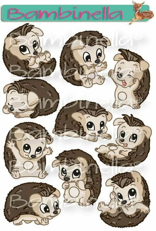 Stickerparade – Igel - 10 Sticker Stickerparade – Igel - 10 Sticker
