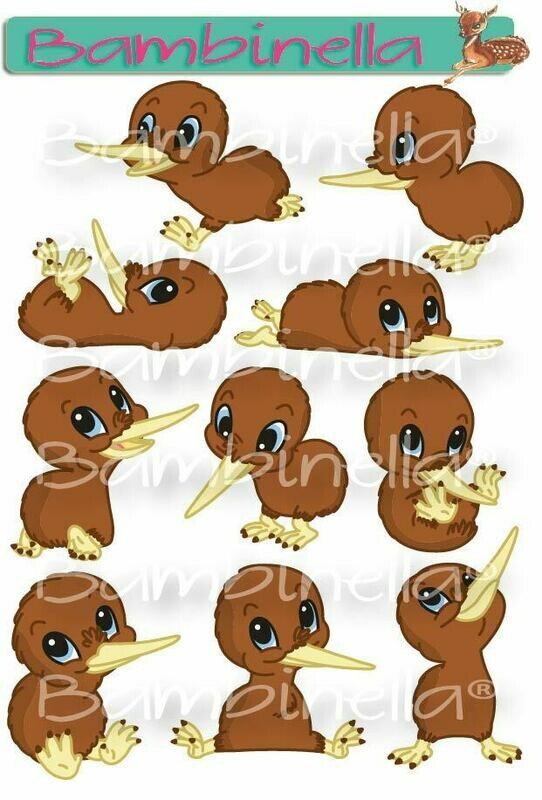 Stickerparade – Kiwi - 10 Sticker Stickerparade – Kiwi - 10 Sticker