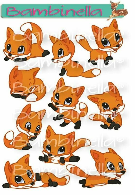 Stickerparade – Fuchs - 10 Sticker Stickerparade – Fuchs - 10 Sticker