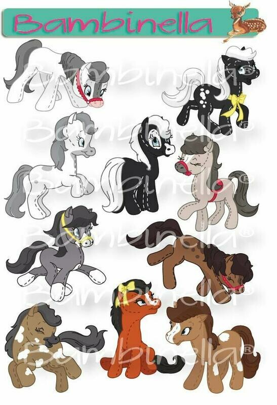 Stickerparade – Pferd Raggy Pony - 10 Sticker Stickerparade – Pferd Raggy Pony - 10 Sticker