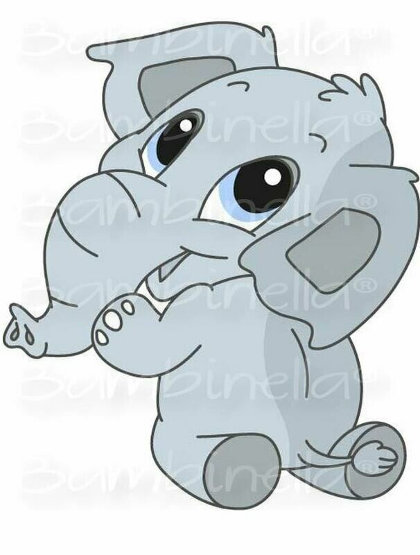 Bügelbild Velour/Flock Bügelapplikation: Elefant Bügelbild Velour/Flock Bügelapplikation: Elefant